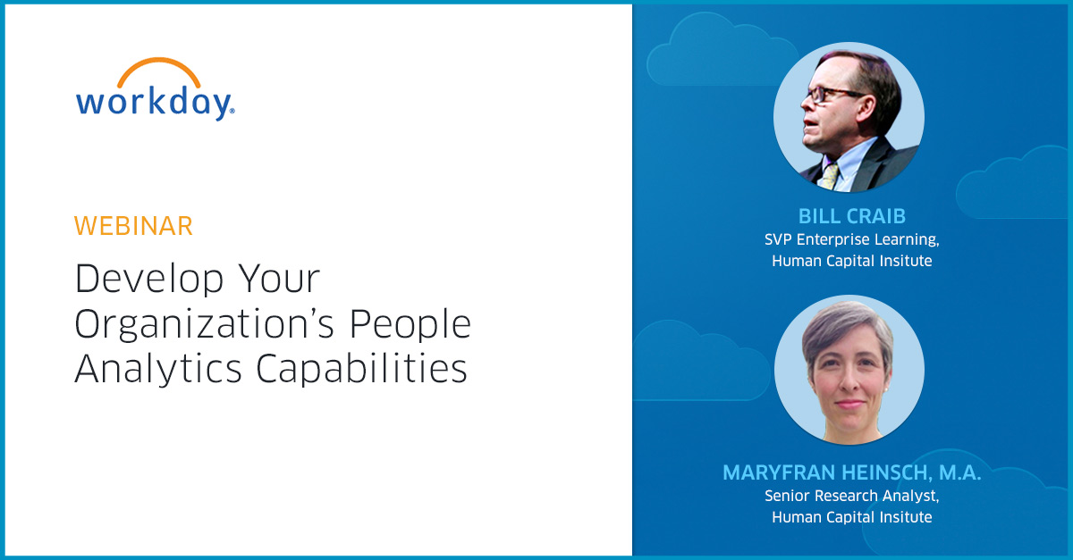 Human Capital Institute (HCI) People Analytics Webinar | Workday